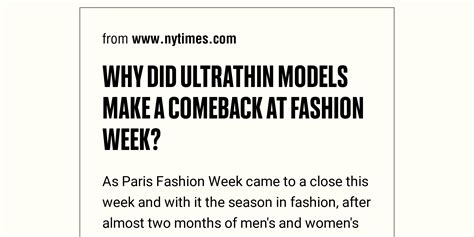 super skinny models|Why Did Ultrathin Models Make a Comeback at。